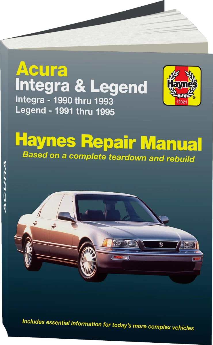 Acura Integra (90-93) & Legend (91-95) Haynes Repair Manual