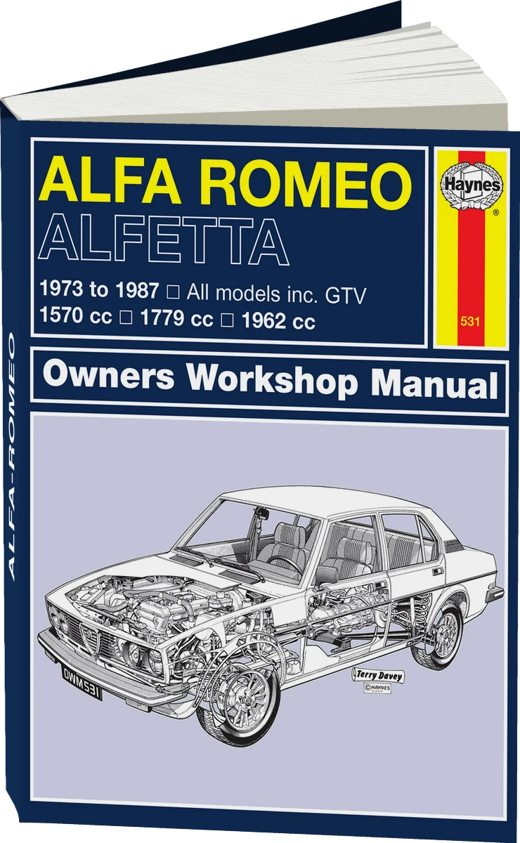 Alfa Romeo Alfetta (1973 - 1987) Haynes Repair Manual