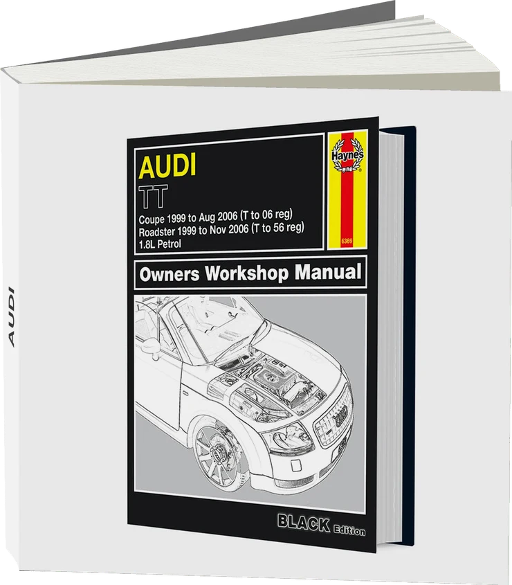 Audi TT (1999-2006) T to 56 Haynes Repair Manual - Premium Hardback Black Edition