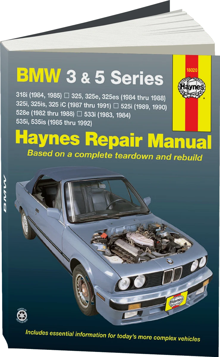 BMW 3 & 5 Series (82-92) Haynes Repair Manual