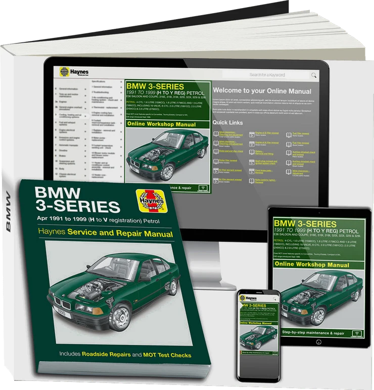 BMW 3-Series Petrol (Apr 1991-1999) Haynes Repair Manual