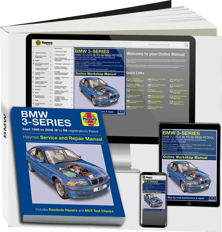 BMW 3-Series Petrol (Sept 1998-2006) Haynes Repair Manual