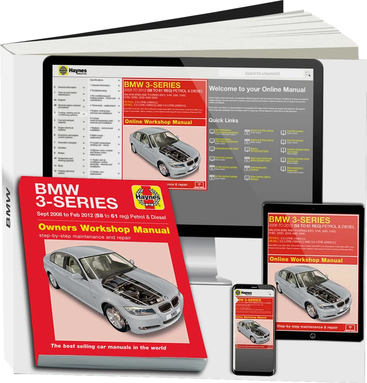 BMW 3-Series (Sept 08-Feb 2012) Haynes Repair Manual