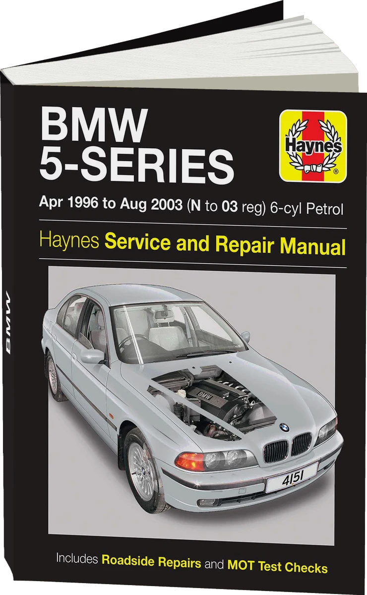 BMW 5-Series 6-cyl Petrol (April 1996-Aug 2003) Haynes Repair Manual