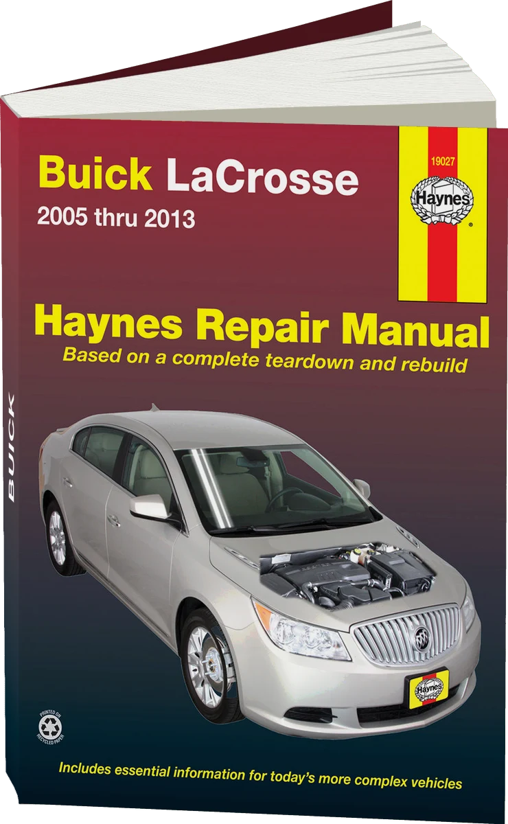 Buick LaCrosse (2005-2013) Haynes Repair Manual (USA)