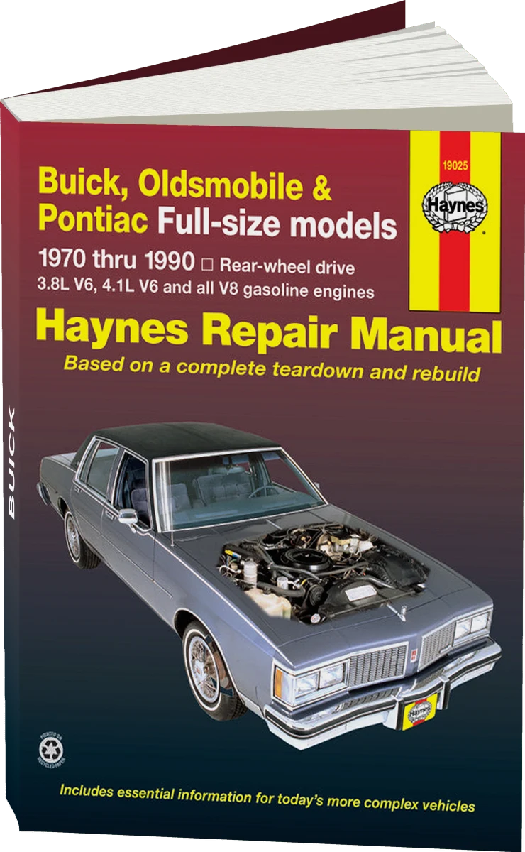 Buick, Oldsmobile & Pontiac full-size RWD Gas (70-90) Haynes Repair Manual