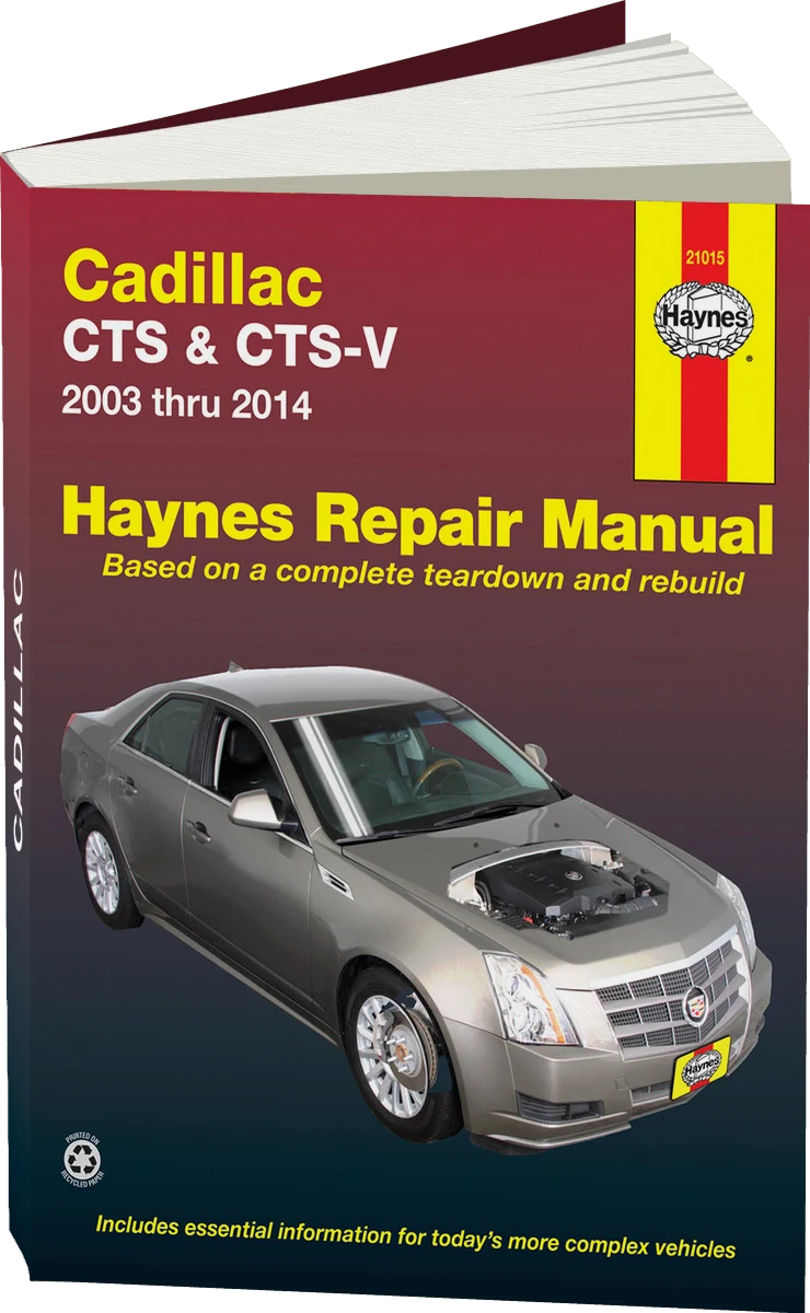 Cadillac CTS and CTS-V (2003-2014) Haynes Repair Manual (USA)