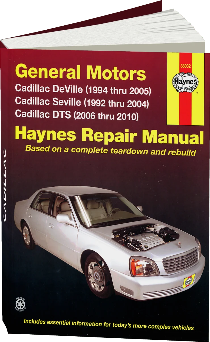 Cadillac DeVille (94-05), Seville (92-04), & DTS (06-10) Haynes Repair Manual