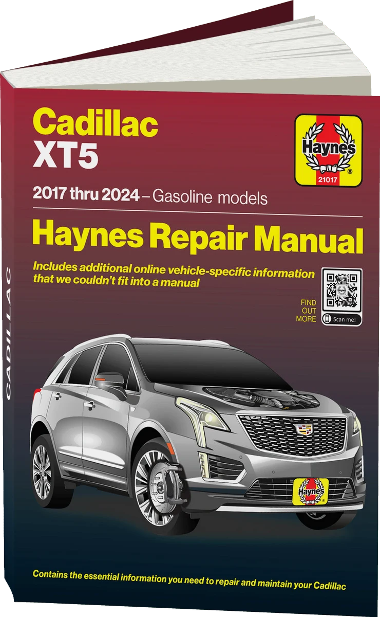 Cadillac XT5 (2017-2024) Haynes Repair Manual