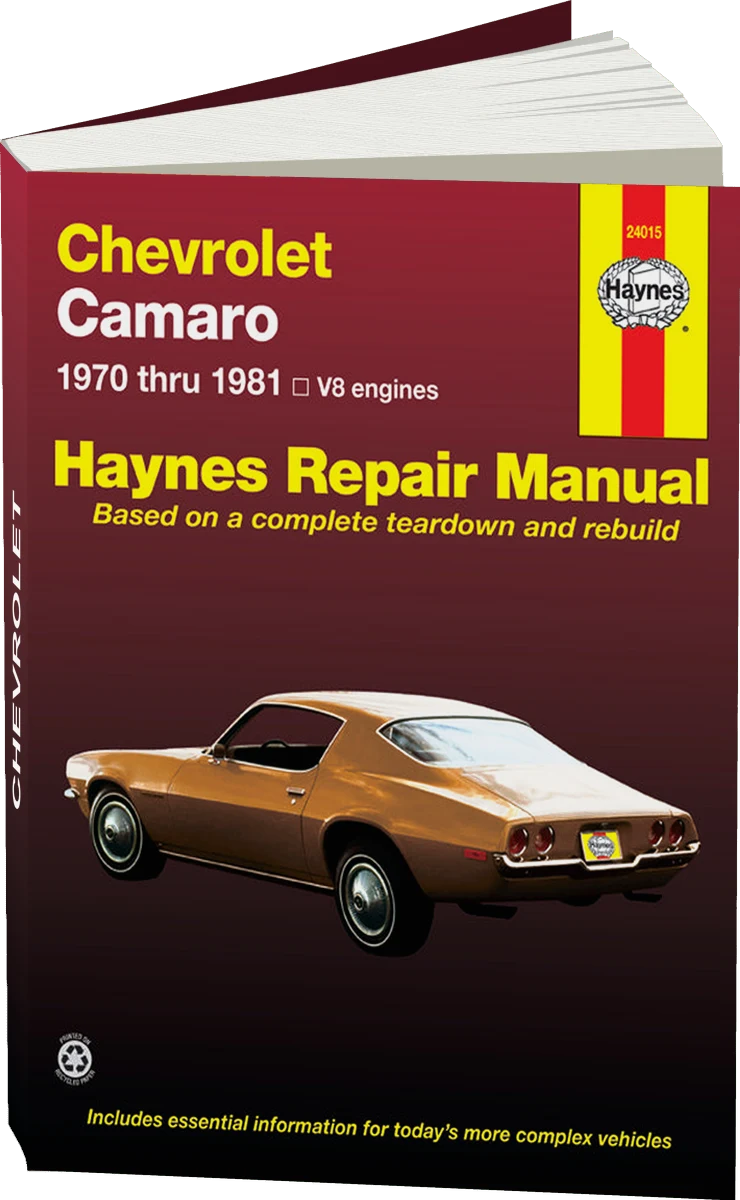 Chevrolet Camaro (1970-1981) Haynes Repair Manual (USA)