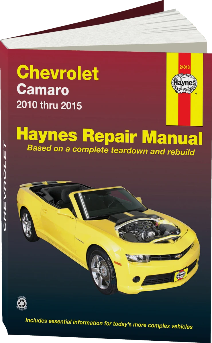 Chevrolet Camaro 2010-2015 Haynes Repair Manual