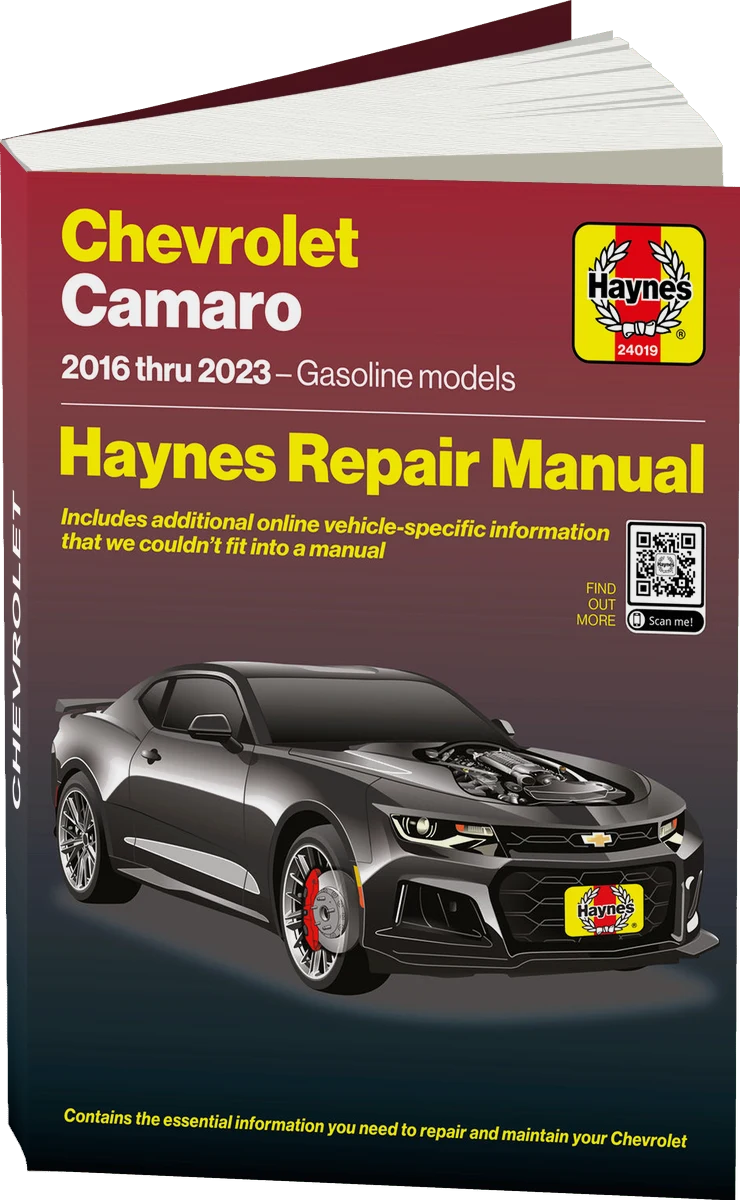 Chevrolet Camaro (2016 - 2023) Haynes Repair Manual