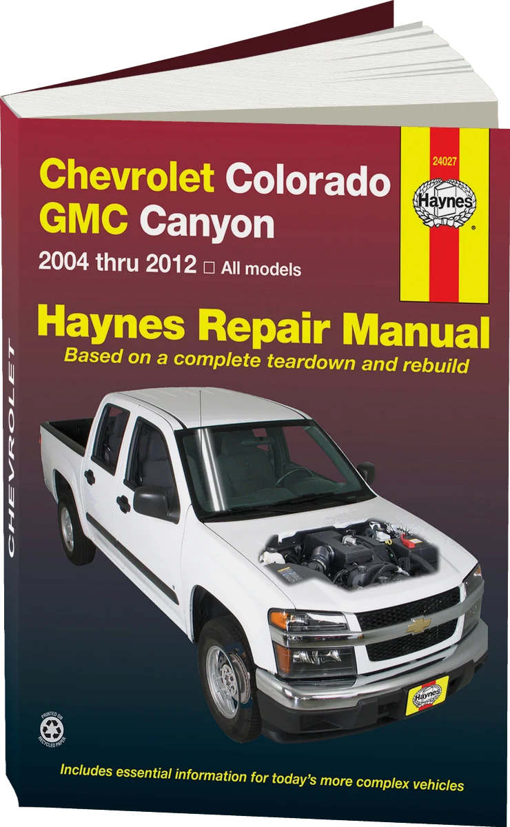 Chevrolet Colorado & GMC Canyon (04-12) Haynes Repair Manual
