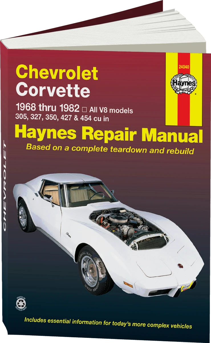 Chevrolet Corvette (1968-1982) Haynes Repair Manual (USA)