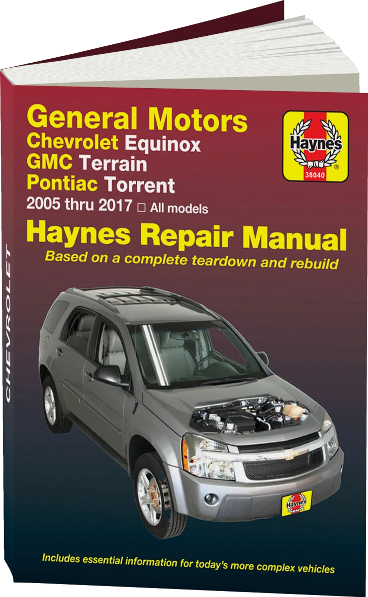 Chevrolet Equinox (05-17), GMC Terrain (10-17) & Pontiac Torrent (06-09) Haynes Repair Manual