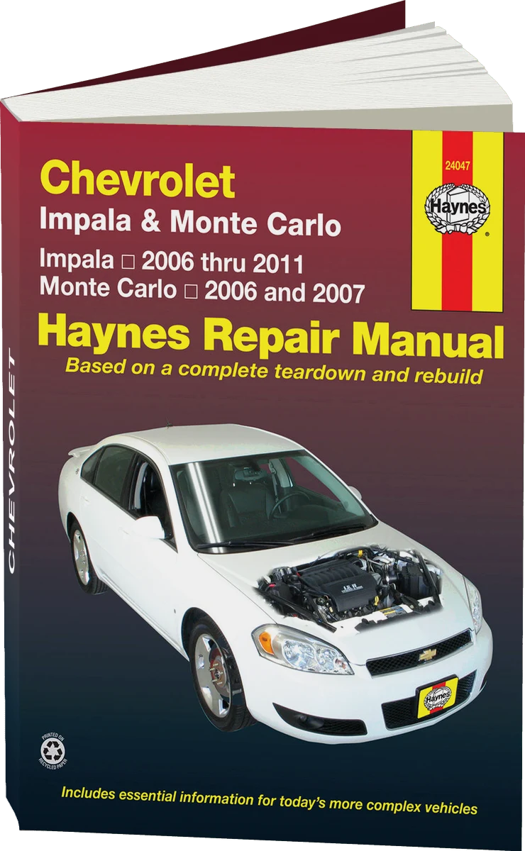 Chevrolet Impala (06-11) & Monte Carlo (06-07) Haynes Repair Manual