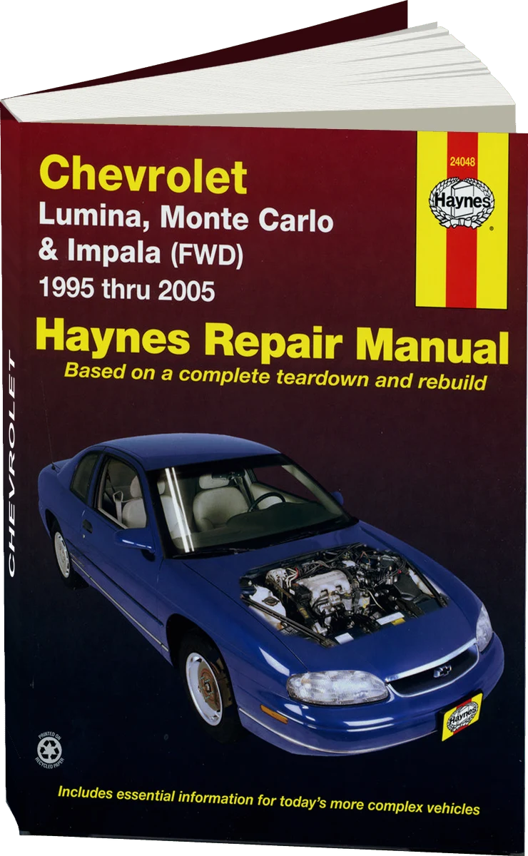 Chevrolet Lumina, Monte Carlo & Impala FWD (95-05) Haynes Repair Manual