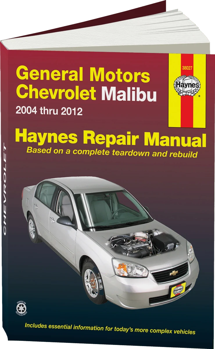 Chevrolet Malibu (2004-2012) Haynes Repair Manual (USA)