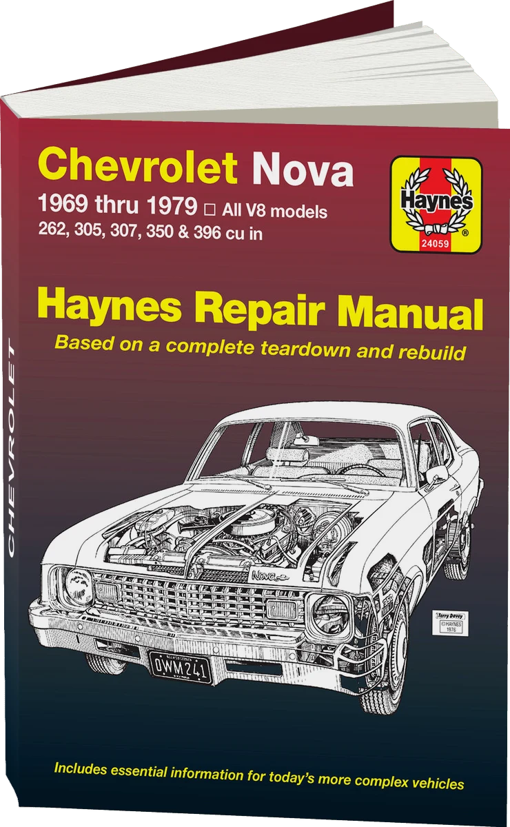 Chevrolet Nova (69-79) V8 Haynes Repair Manual