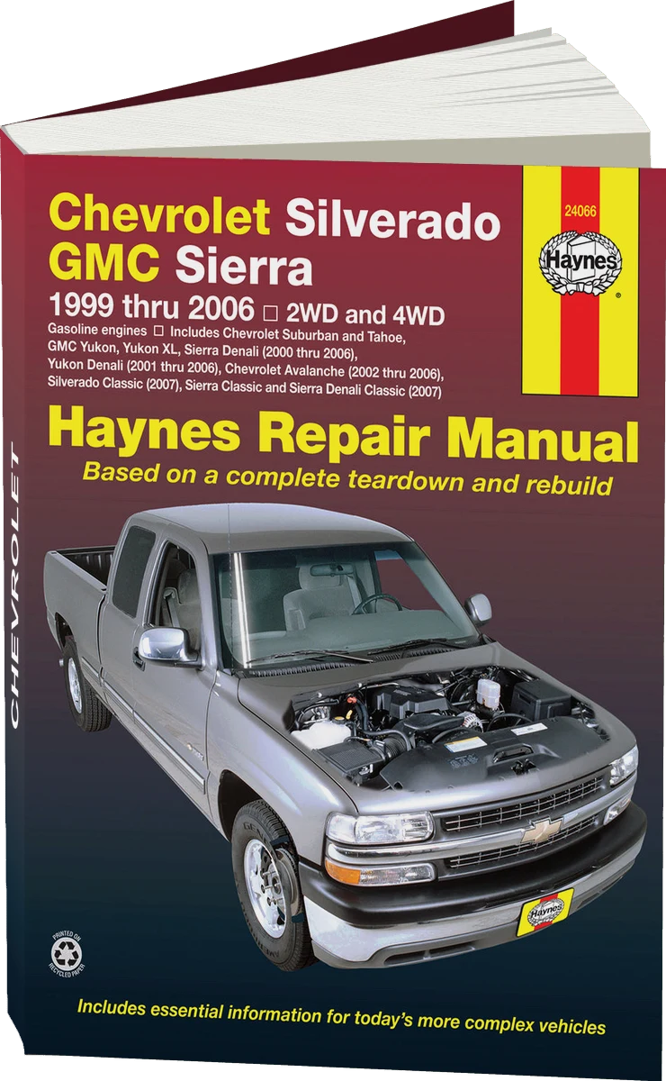 Chevrolet Silverado & GMC Sierra petrol (1999-2006) Haynes Repair Manual (USA)
