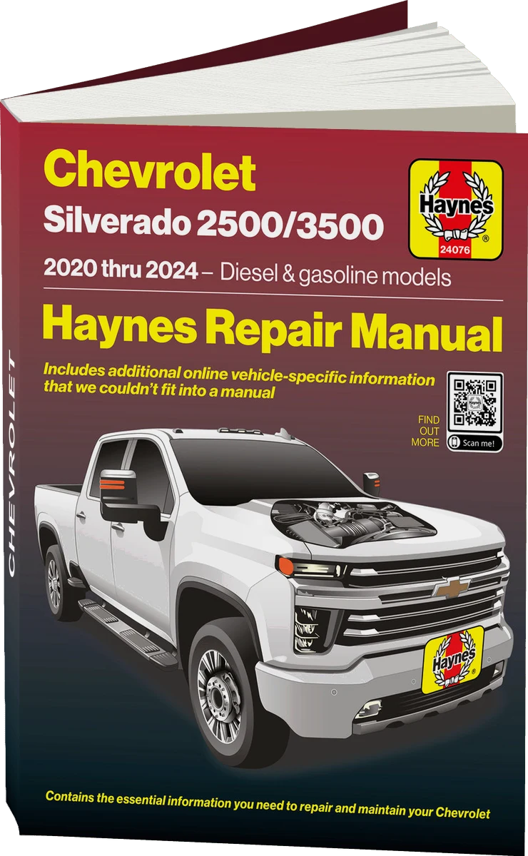 Chevrolet Silverado HD 2500/3500 (2020-2024) Haynes Repair Manual