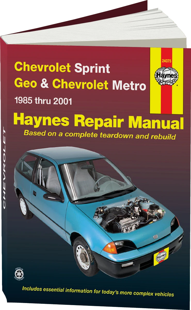 Chevrolet Sprint, Geo & Chevrolet Metro (1985-2001) Haynes Repair Manual (USA)