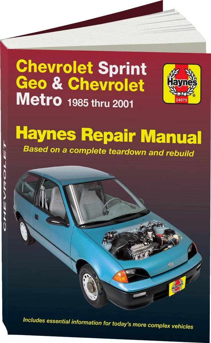 Chevrolet Sprint, Geo & Chevrolet Metro (85-01) Haynes Repair Manual
