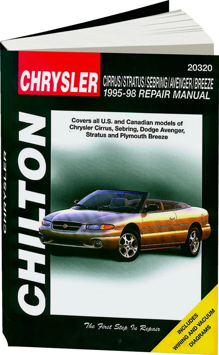 Chrysler Cirrus, Stratus, Sebring, Avenger, Breeze (1995-98) Chilton Repair Manual (USA)