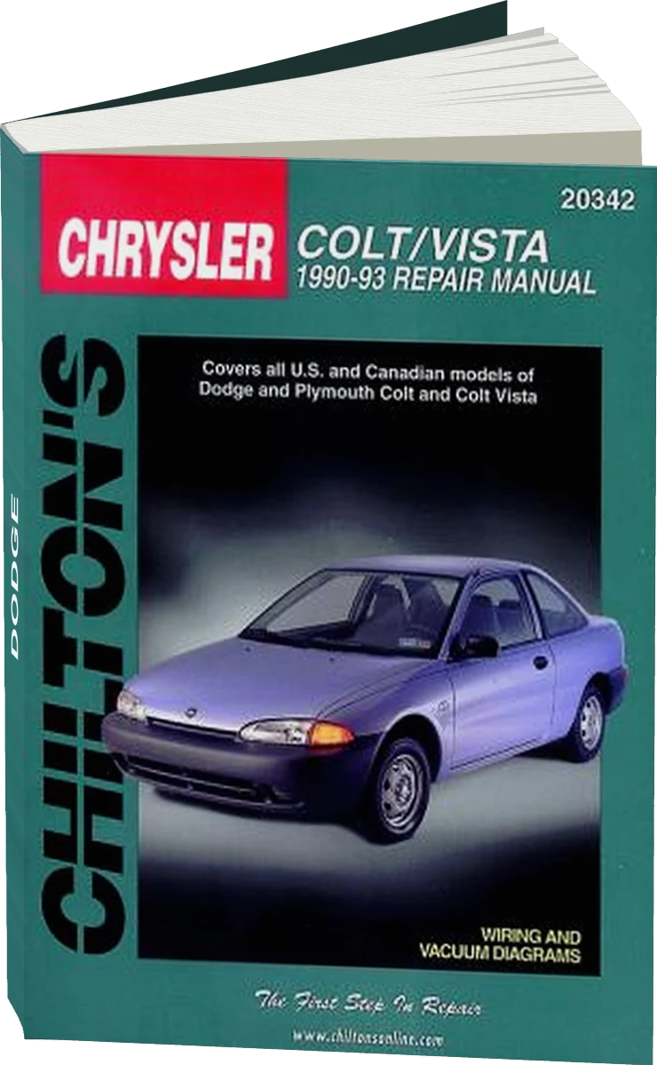 Chrysler Colt/Vista Chilton Repair Manual for 1990-93