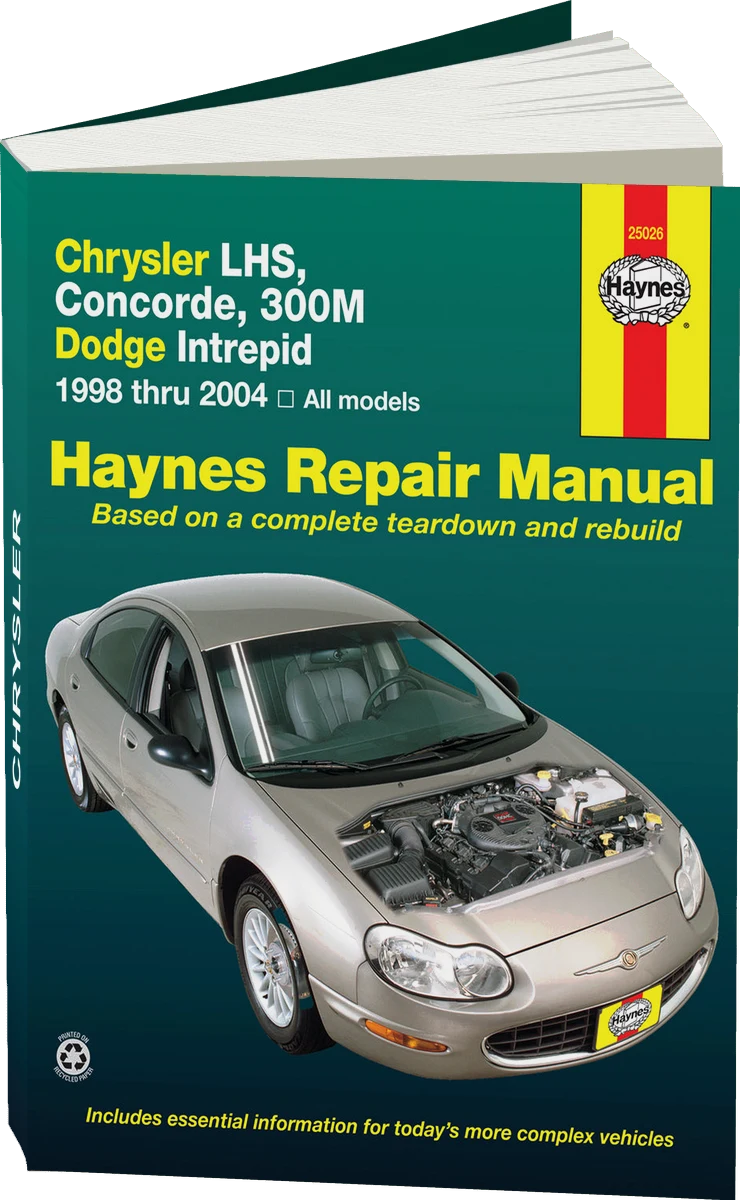 Chrysler LHS, Concorde, 300M & Dodge Intrepid (98-04) Haynes Repair Manual