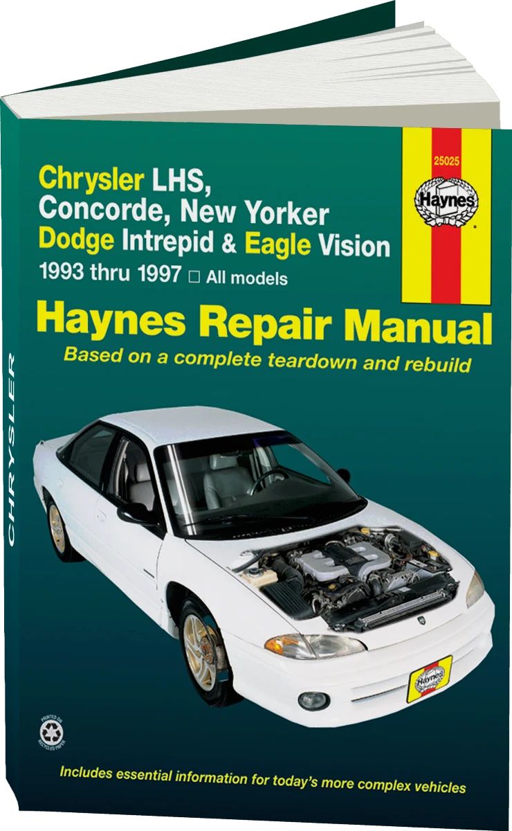 Chrysler LHS, Concorde, New Yorker, & Dodge Intrepid & Eagle Vision (1993-1997) Haynes Repair Manual (USA)