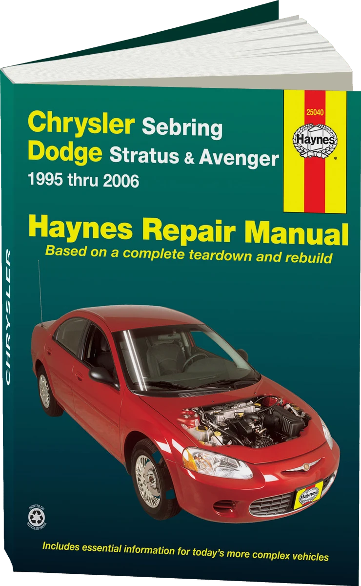 Chrysler Sebring & Dodge Stratus/Avenger (1995-2006) Haynes Repair Manual (USA)