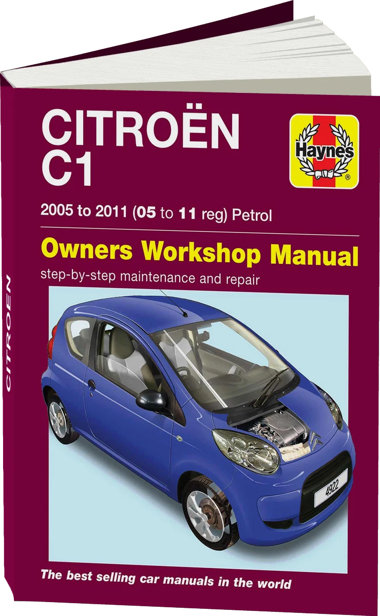 Citroen C1 Petrol (2005-2011) Haynes Repair Manual