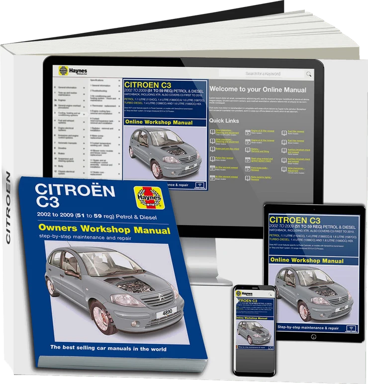 Citroen C3 Petrol & Diesel (2002-2009) Haynes Repair Manual