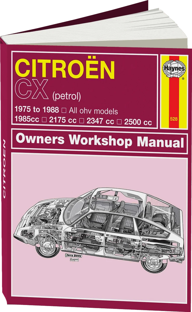 Citroen CX Petrol (1975-1988) Haynes Repair Manual