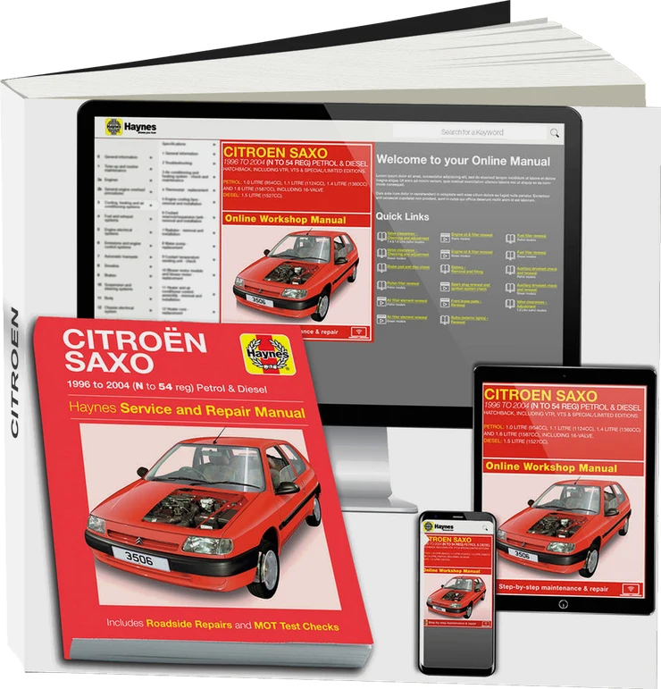 Citroen Saxo Petrol & Diesel (1996-2004) Haynes Repair Manual