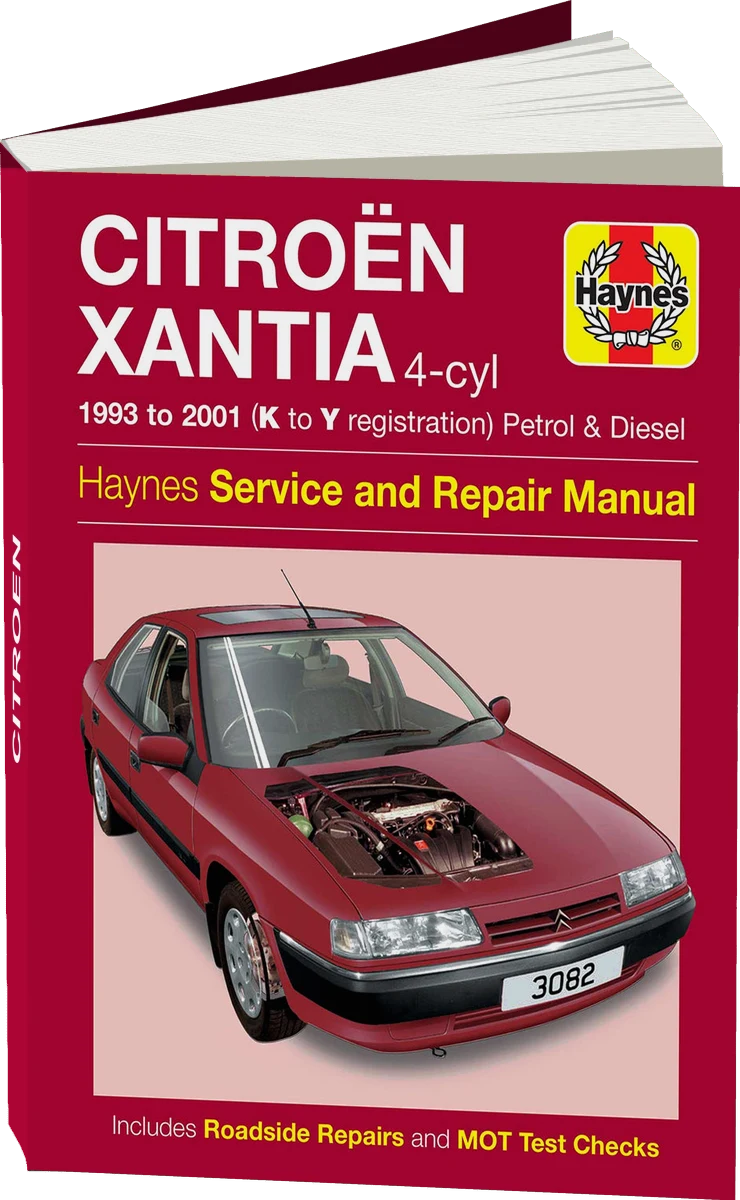 Citroen Xantia Petrol & Diesel (1993-2001) Haynes Repair Manual