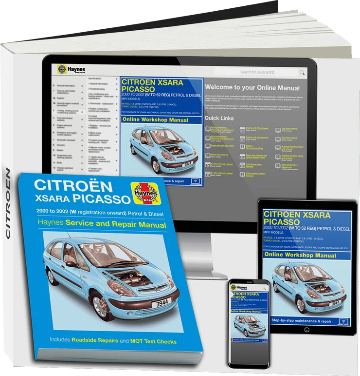 Citroen Xsara Picasso Petrol & Diesel (2000-2002) Haynes Repair Manual