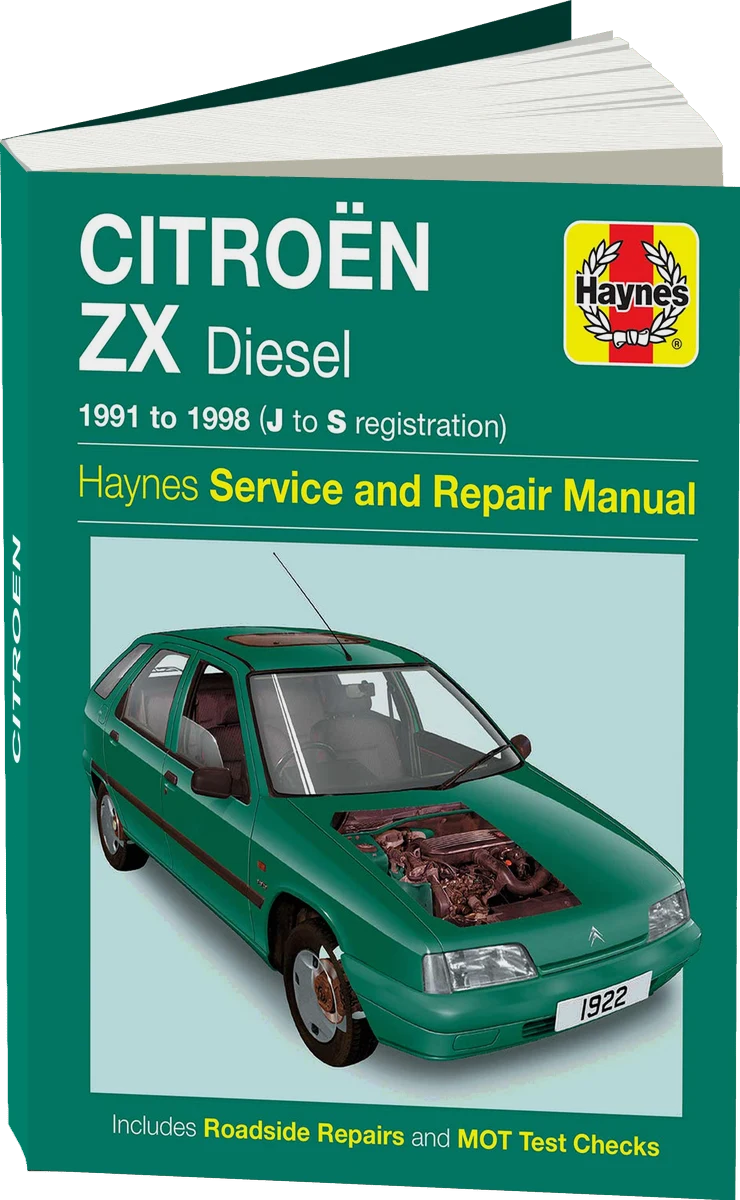 Citroen ZX Diesel (1991-1998) Haynes Repair Manual