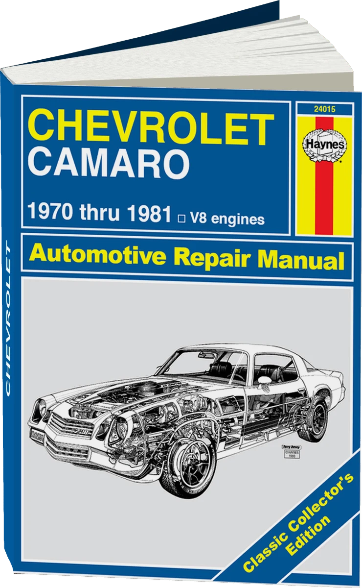 Classic Collector's Edition: Chevrolet Camaro (70-81) Haynes Repair Manual