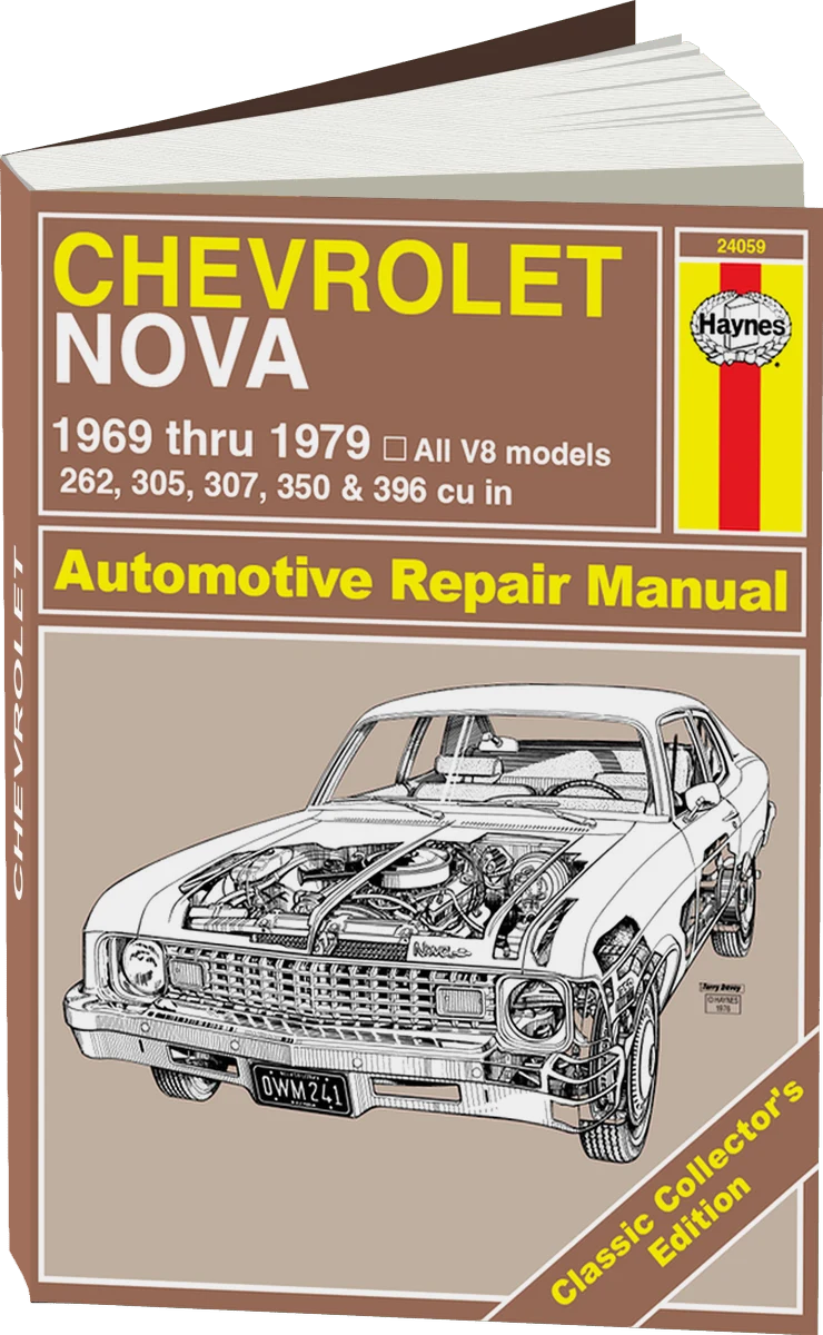 Classic Collector's Edition: Chevrolet Nova (69-79) V8 Haynes Repair Manual - Hardcover