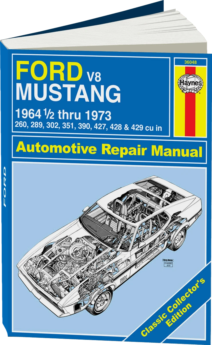 Classic Collector's Edition: Ford Mustang, Mach 1, GT, Shelby, & Boss V-8 (64-73) Haynes Repair Manual - Hardcover