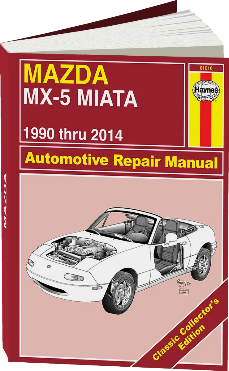 Classic Collector's Edition: Mazda MX-5 Miata (1990-2014) Haynes Repair Manual - Hardcover
