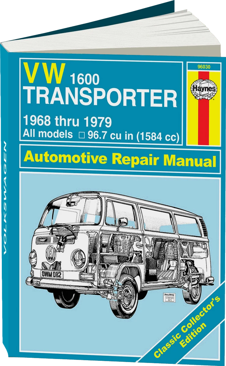 Classic Collector's Edition: Volkswagen 1600 Baywindow Transporter 1584cc (1968-1979) Haynes Repair Manual - Hardcover