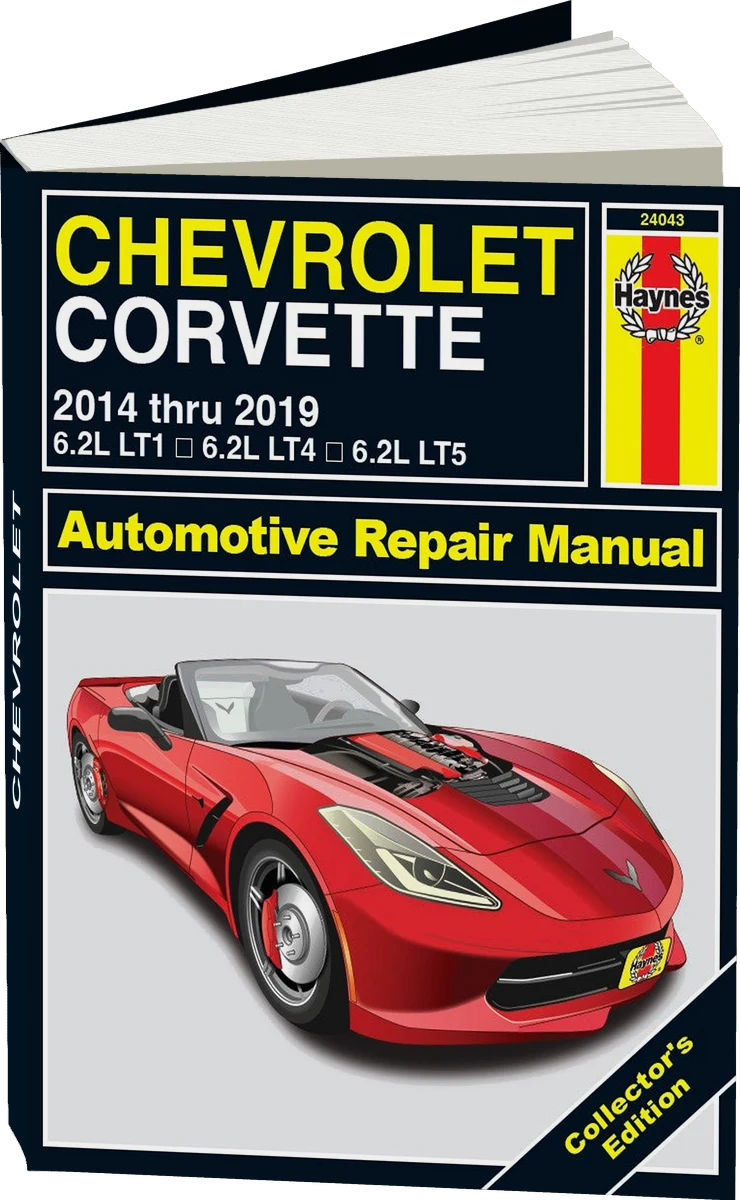 Collector's Edition: Chevrolet Corvette C7 (2014-2019) Haynes Repair Manual - Hardcover