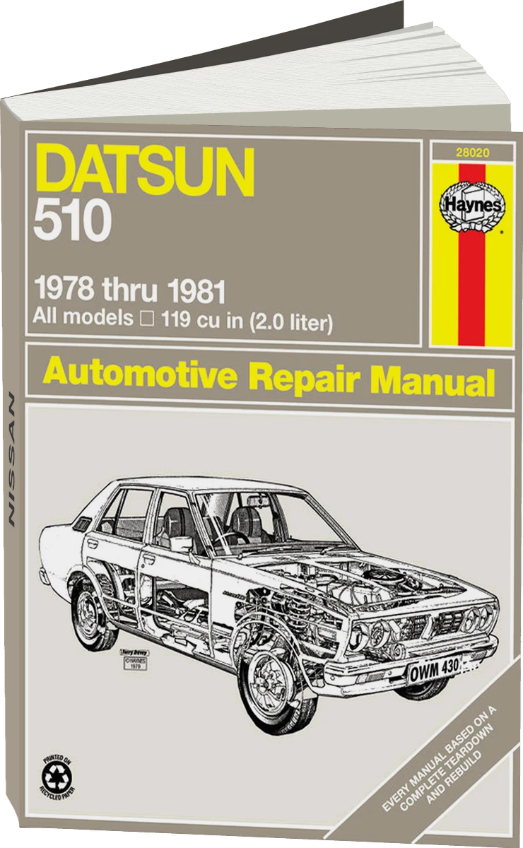 Datsun 510 (78-81) Haynes Repair Manual