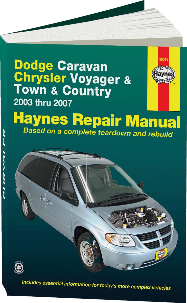 Dodge Caravan, Chrysler Voyager & Town & Country (03-07) Haynes Repair Manual