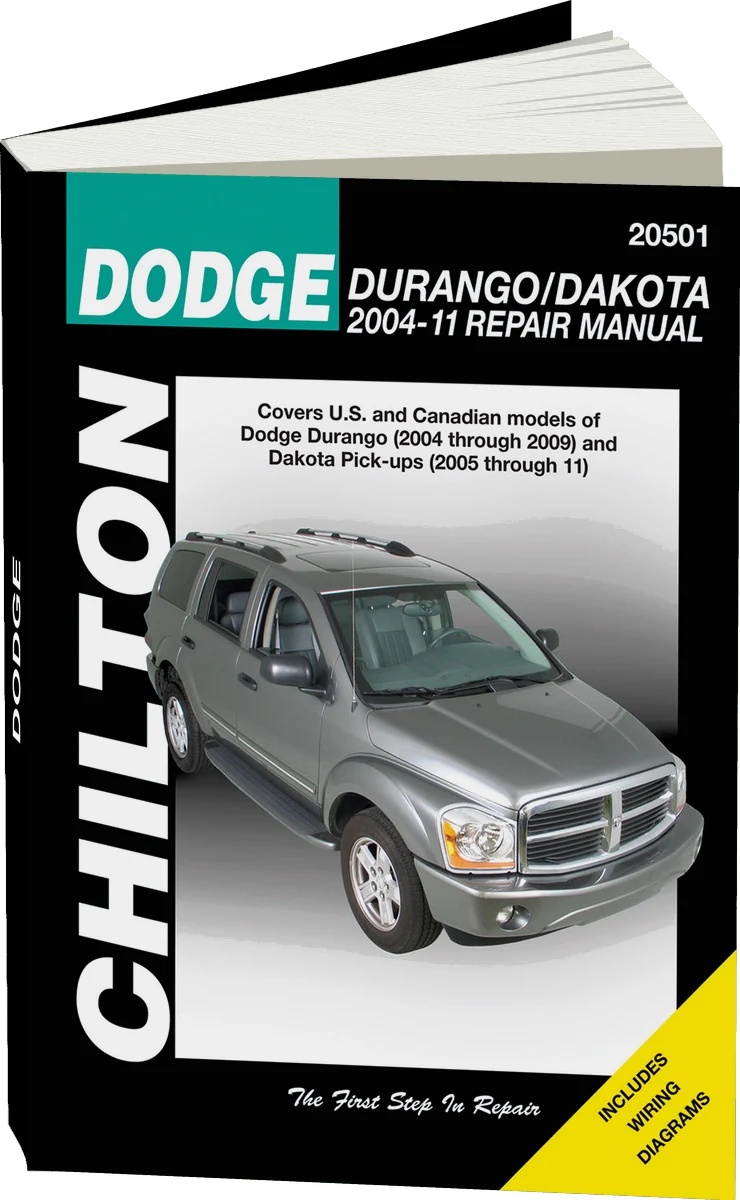 Dodge Durango/Dakota (2004-11) covering most models of Durango (2004-09) & Dakota Pick-Ups (2005-11). exc. Hybrid models. Chilton Repair Manual (USA)