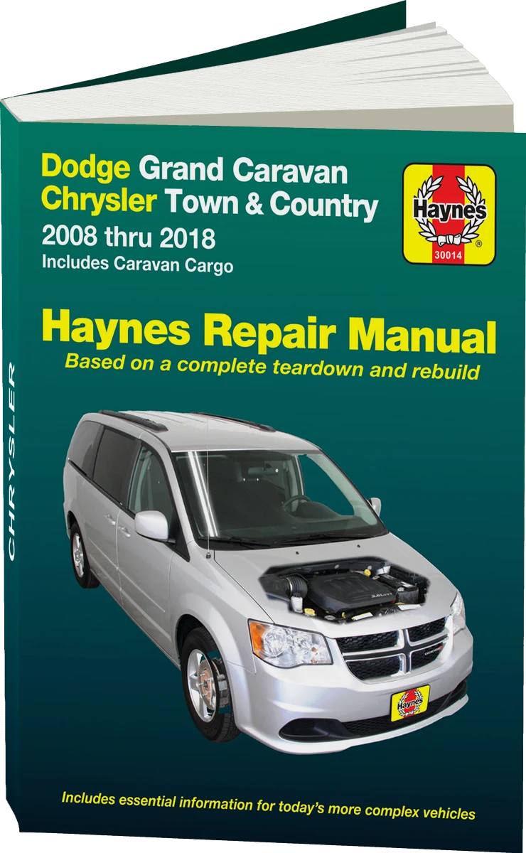 Dodge Grand Caravan & Chrysler Town & Country (08-18) (Including Caravan Cargo) Haynes Repair Manual