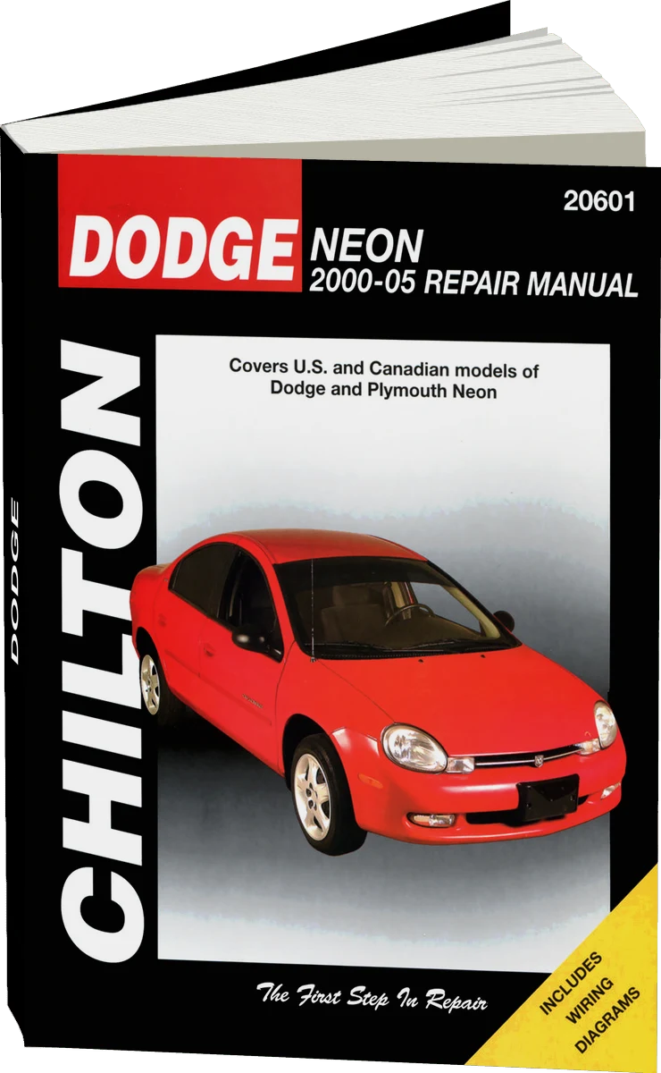 Dodge Neon (2000-05) covering Dodge & Plymouth Neon models (exc. SRT-4 models) Chilton Repair Manual (USA)